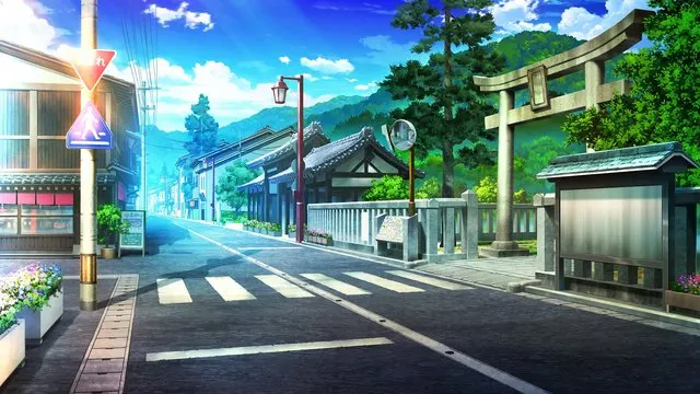 四所神社前 · アマカノ３取景截图