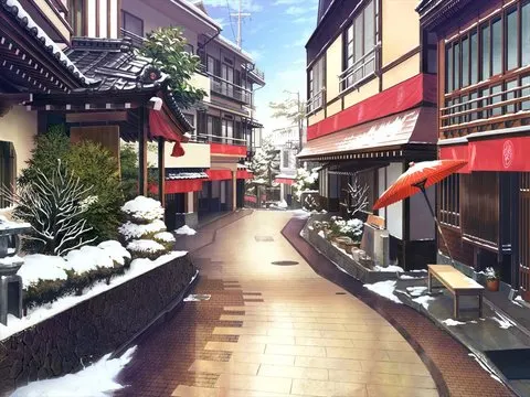 夜間瀬温泉街 · アマカノ/アマカノ～Second Season～取景截图