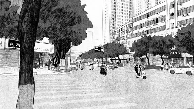 荣州路 · 纸房子取景截图
