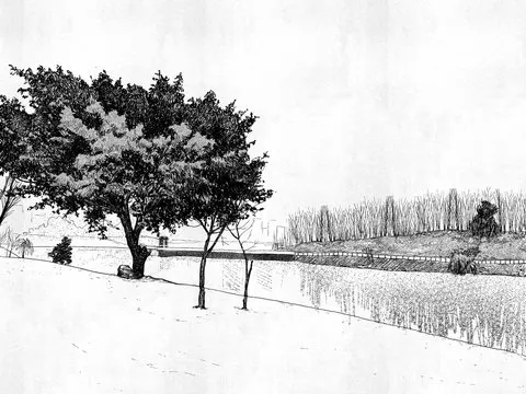 龙湖公园 · 纸房子取景截图