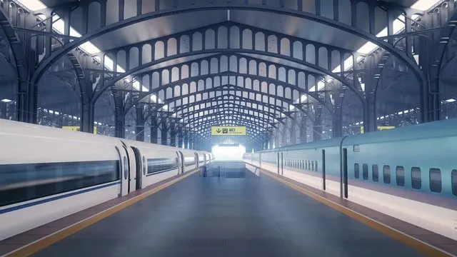 哈尔滨站10站台 · 铁道少女：梦想轨迹取景截图
