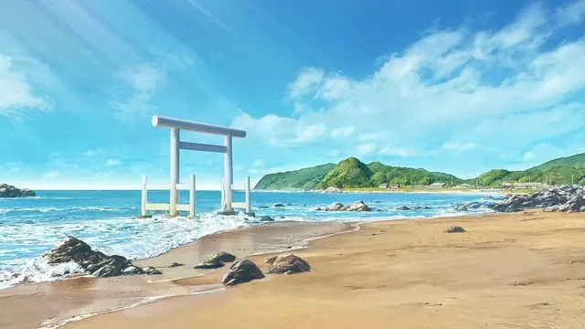 桜井二見ヶ浦 海中大鳥居 · 制服カノジョ取景截图