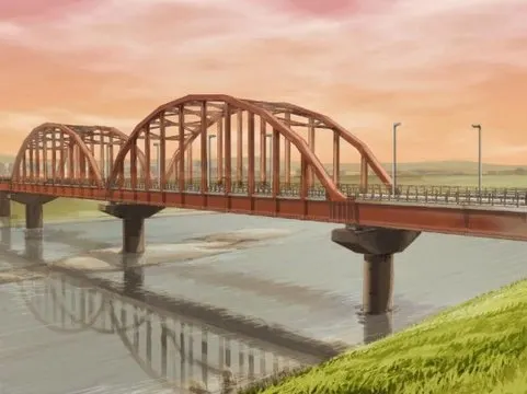 （疑误）登波离桥——亚由美桥 · Memories Off 2nd取景截图