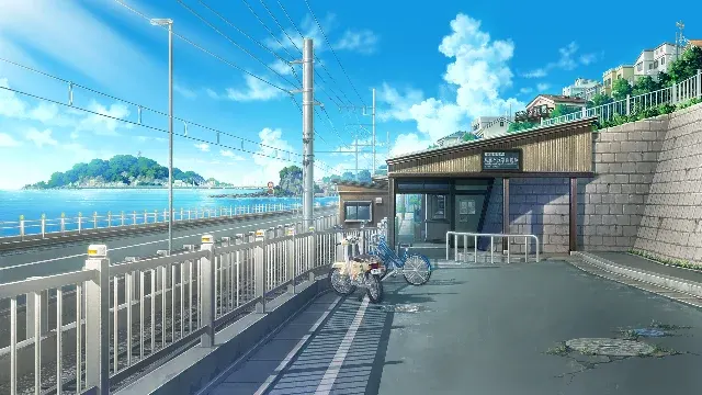 鎌倉高校前駅 · アオナツライン取景截图