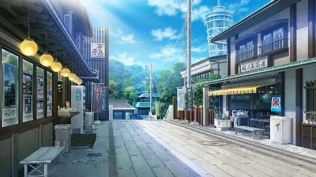 江島商店街 · アオナツライン取景截图
