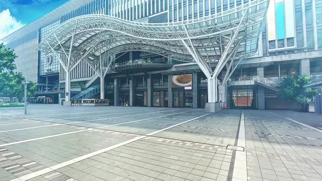 博多駅(バスターミナル前) · 制服カノジョ取景截图
