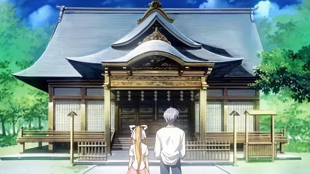 有海景的神社 · AIR取景截图
