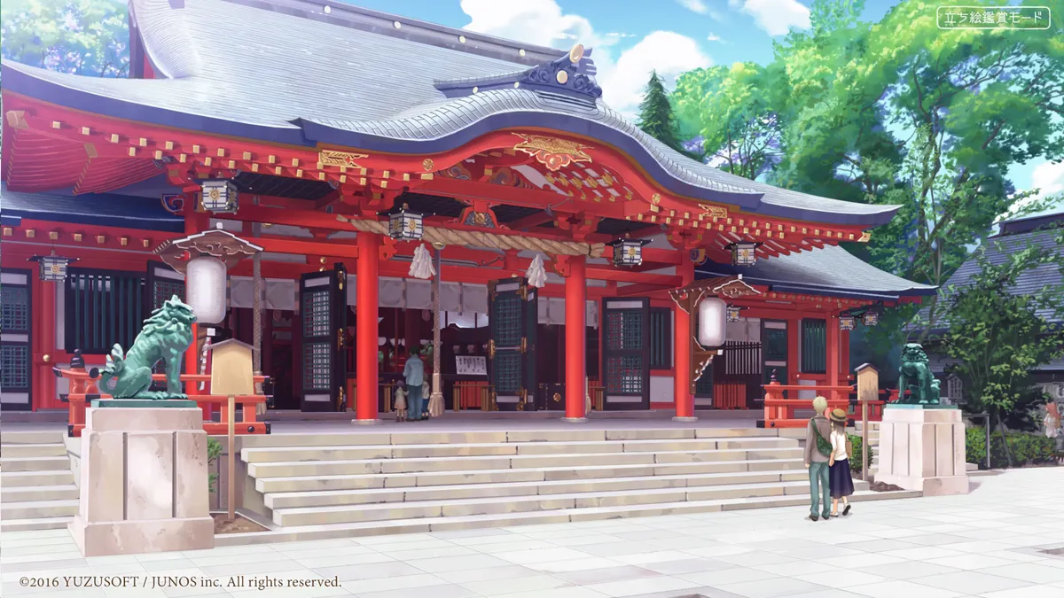 《千恋万花》神社作品画面